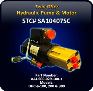 Twin Otter Hydraulic Pump & Motor