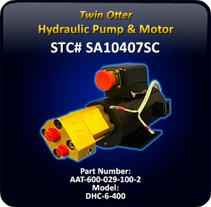 Twin Otter Hydraulic Pump & Motor